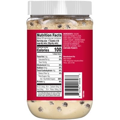 PB2 Pantry Chocolate Chip Cookie and Brownie Mix, Gluten Free, Non-GMO, 4g Protein Per Cookie, Vegan (2 Jars - 16 Oz Each)