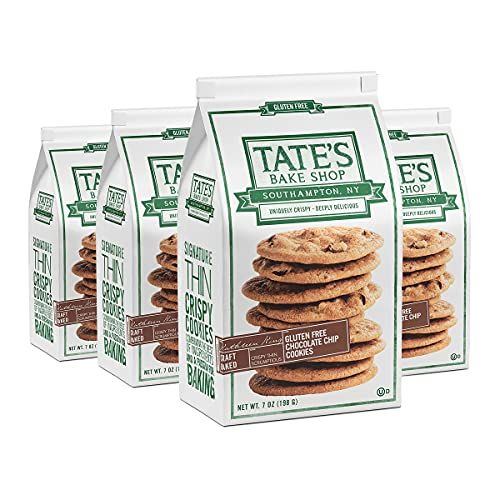 Tate&#39;s Bake Shop Gluten Free Chocolate Chip Cookies, Gluten Free Cookies, 4 - 7 oz Bags