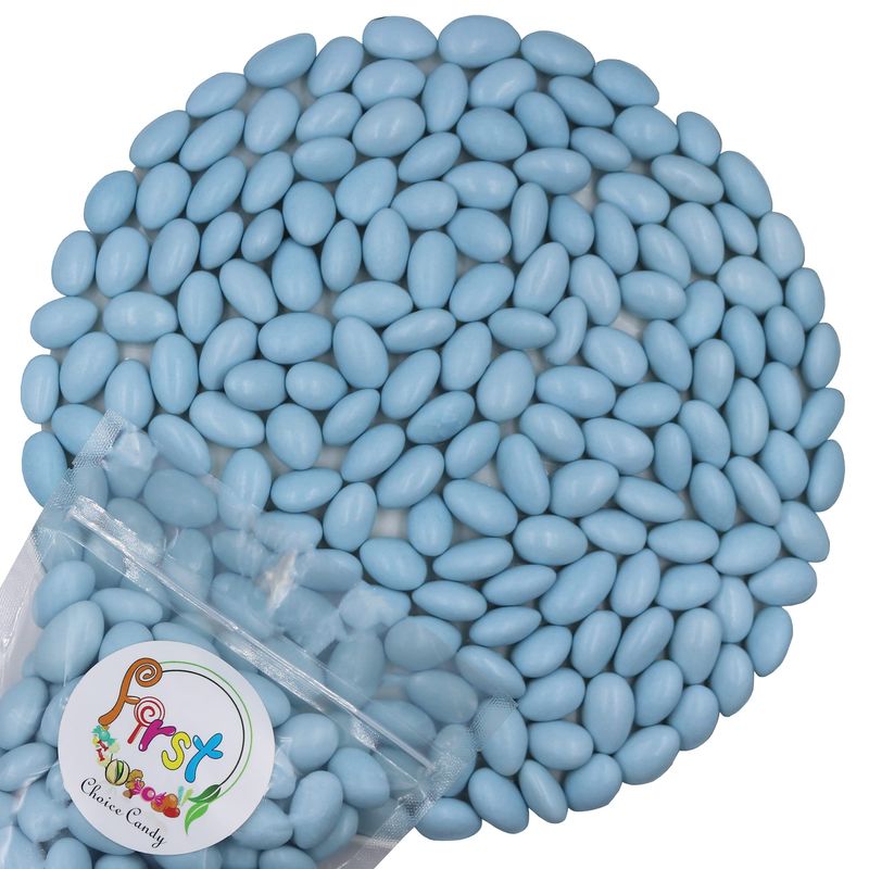 FirstChoiceCandy Jordan Almonds (Baby Blue, 2.5 Pound (Pack of 1))