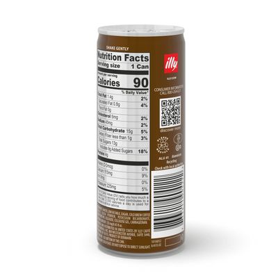 illy Ready To Drink Coffee - Cappuccino Cold Brew Cans - Notes Of Milk &amp; Chocolate - 100% Arabica Coffee - Smooth &amp; Refreshing Taste - Convenient, Easy to Carry Coffee Drink - 8.5 oz., 12 Pack