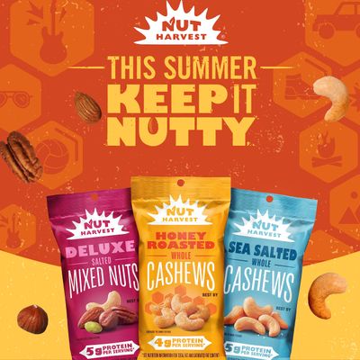 Nut Harvest, Nut &amp; Chocolate Mix, 2.25 Ounce (Pack of 16)