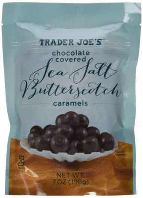 Trader Joe&#39;s Chocolate Covered Sea Salt Butterscotch Caramels (Pack of 3)