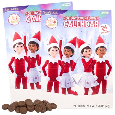 Elf on the Shelf Chocolate Advent Calendar 2024, Candy Filled Countdown to Christmas, Calendario De Adviento, 24 Pieces