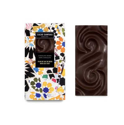 CACAO SAMPAKA FLOR DE SAL DE IBIZA CHOCOLATE BAR, 2.64 OZ