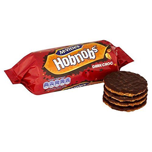 Mcvitie&#39;s Dark Chocolate Hobnobs 262g - Pack of 6