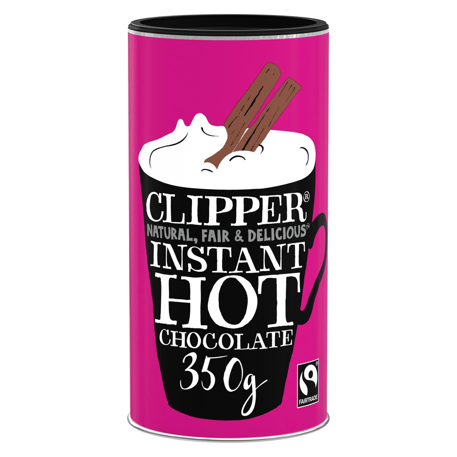 Clipper Tea: Instant Hot Chocolate 350g - British Hot Cocoa Powder And Drink Mix - Organic And Fairtrade Certified with No Artificial Additives