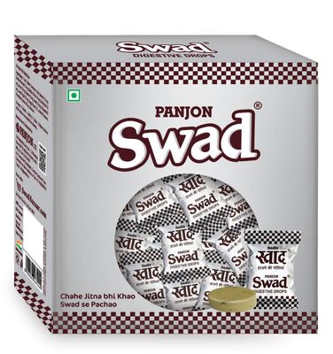 Swad Digestive Chocolate Candy Gift Box, 125 Candies Toffees - 1.2 Kg