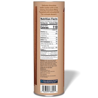 Amazon Brand, Aplenty Chocolate Rolled Wafers, 5 Oz