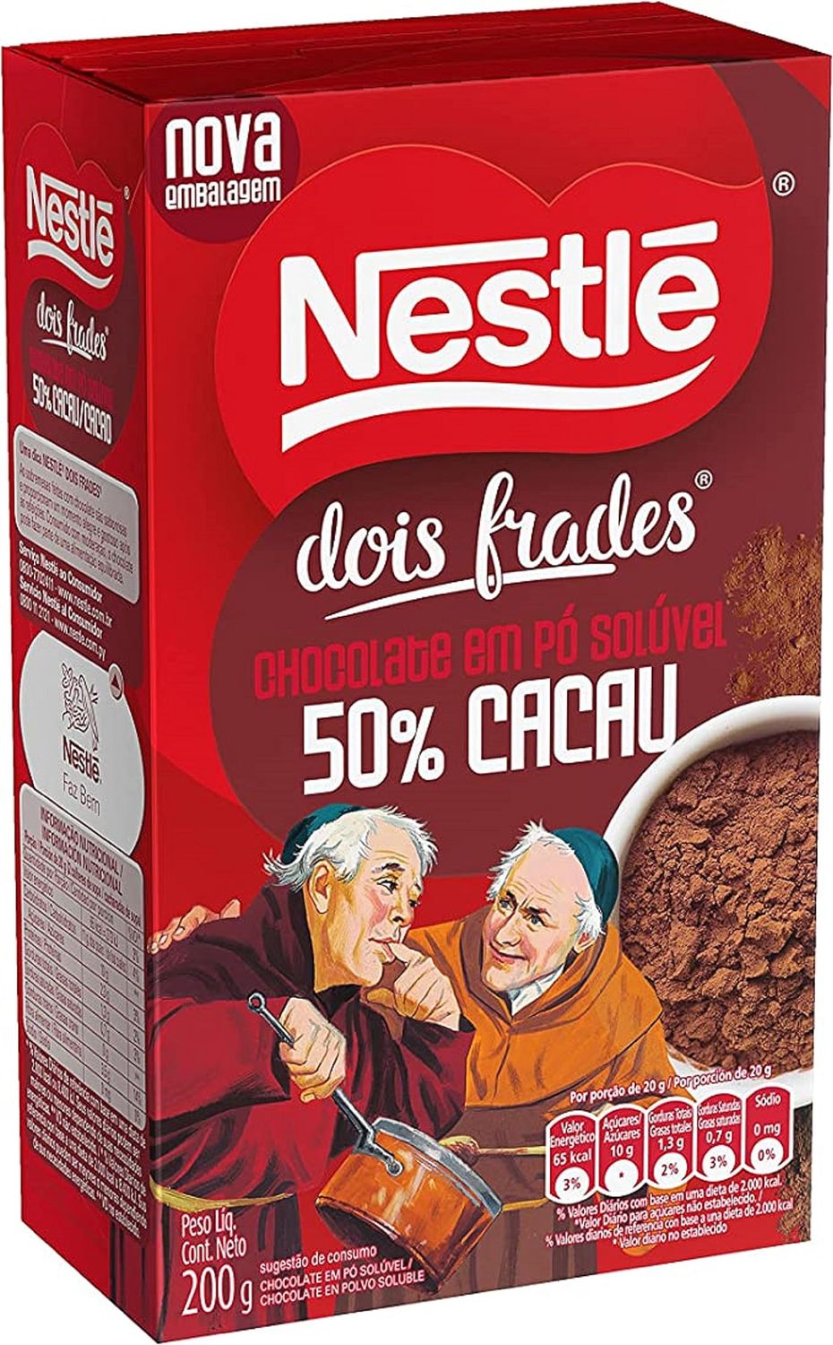 Dois Frades Chosolate Em Po Powdered Chocolate