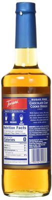 Torani Sugar-Free Chocolate Chip Cookie Dough Drink Syrup, 750mL bottle