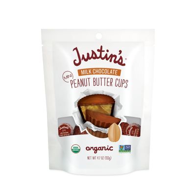 Justin&#39;s, Mini Peanut Butter Cups, Milk Chocolate, 4.7 oz