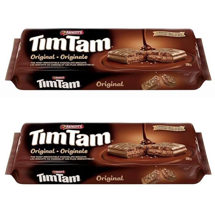 Arnott&#39;s Tim Tam Chocolate Biscuits, 200g7.1oz, 2-Pack {Imported from Canada}, 7.1 Ounce (Pack of 2)