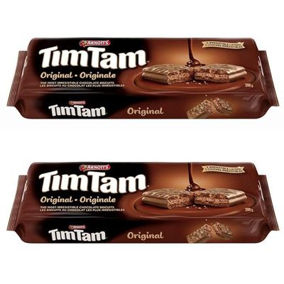 Arnott&#39;s Tim Tam Chocolate Biscuits, 200g7.1oz, 2-Pack {Imported from Canada}, 7.1 Ounce (Pack of 2)
