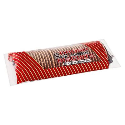 Hadar Dark Chocolate Covered Biscuits 6.1oz (3 Pack) | Half Moon Shaped Tea Biscuit Covered in Heavenly Dairy Free Chocolate | Kosher - Dairy Free | By Hadar Tirosh