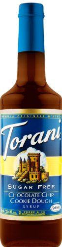 Torani Sugar-Free Chocolate Chip Cookie Dough Drink Syrup, 750mL bottle