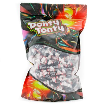TOOTSIE ROLLS Candy Variety Pack 5 lb - Bulk Bag, MIDGEES &amp; JUNIORS Chews Chocolate Candies, Individually Wrapped, Gluten Free