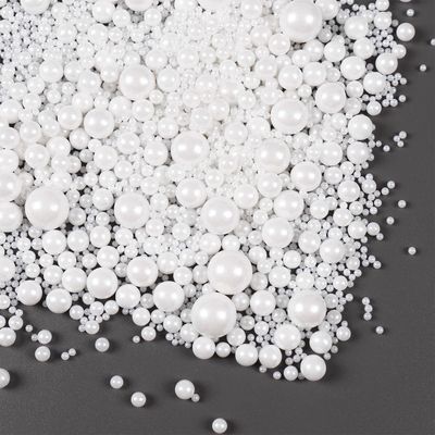 Edible Pearls for Cake Decorating, White Sprinkles, White Pearl Sprinkles for Cookies, Macaron, Cake, and Chocolate, Perfect for Weddings, Holidays, and Easter.120g(4.23oz)