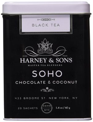 Harney &amp; Sons SoHo Chocolate Coconut Tea - 20 Count Sachet Tin