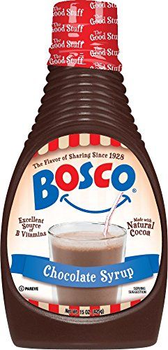 Bosco Syrup, Chocolate, 15 Ounce (Pack of 6)