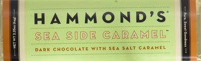 Hammond&#39;s Candies Chocolate Bar Dark Sea Side Caramel