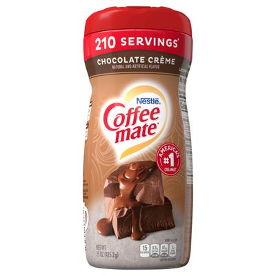 Nestle Coffee Mate Coffee Creamer Creamy Chocolate, Pack of 6 (15 Ounce)