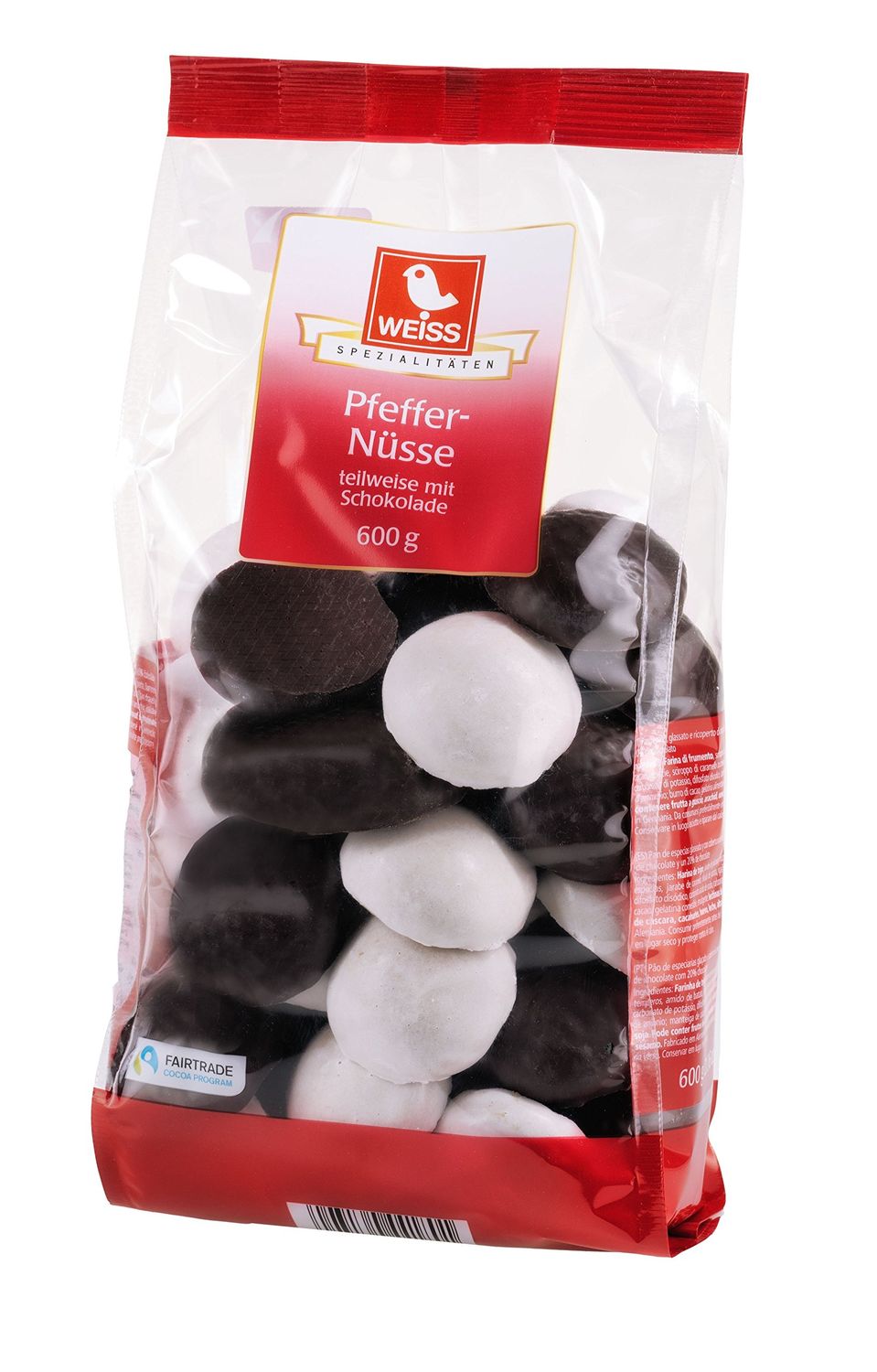 Weiss Pfeffernsse Gingerbread Glazed/Chocolate 600g