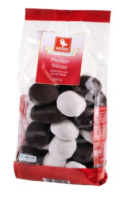 Weiss Pfeffernsse Gingerbread Glazed/Chocolate 600g