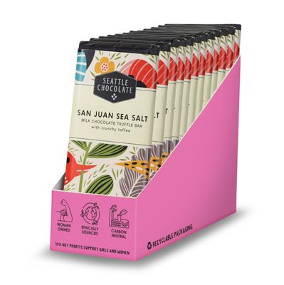 San Juan Sea Salt Truffle Bar (12 count)