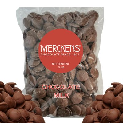 Milk Chocolate Melting Wafers - Smooth and Creamy, Perfect for Dipping, Baking, Candy Making, and Decorating Desserts - Ideal for Fountains, Coating, and Molded Chocolates. (5 pound) (Milk Chocolate)
