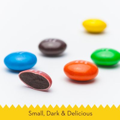 M&amp;M'S 50% Cacao Dark Chocolate Candy, Family Size, 19.2 oz Bag