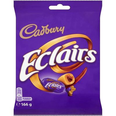 Cadbury Eclairs Classic Sharing Bag, 130g (Pack of 1)