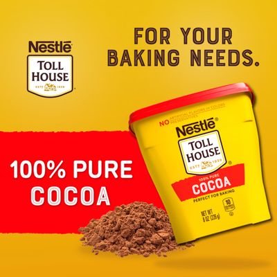 NESTLE TOLL HOUSE Cocoa 8 oz. Plastic Canister