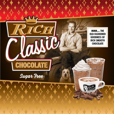 Sugar Free Rich Classic Chocolate - Sugar Free, Perfect for Espresso &amp; Hot Chocolate, Lactose-Free, 2 lb. Bag
