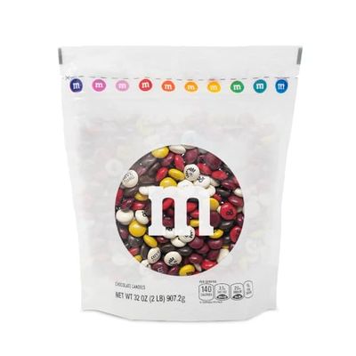 Thanksgiving M&amp;MS Chocolate Candies, 2lbs for Family Gatherings, Party Favors, Party Dcor or Candy Bowls