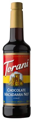 Torani Coffee Syrup, Chocolate Macadamia Nut Flavored Syrup for Drinks, 25.4 Fl Oz