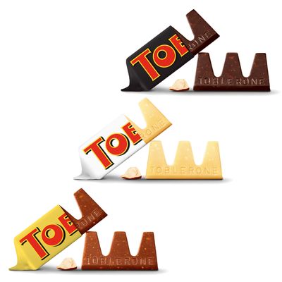 Toblerone Tiny Assorted Chocolate Bars, Holiday Advent Calendar, 24 Days