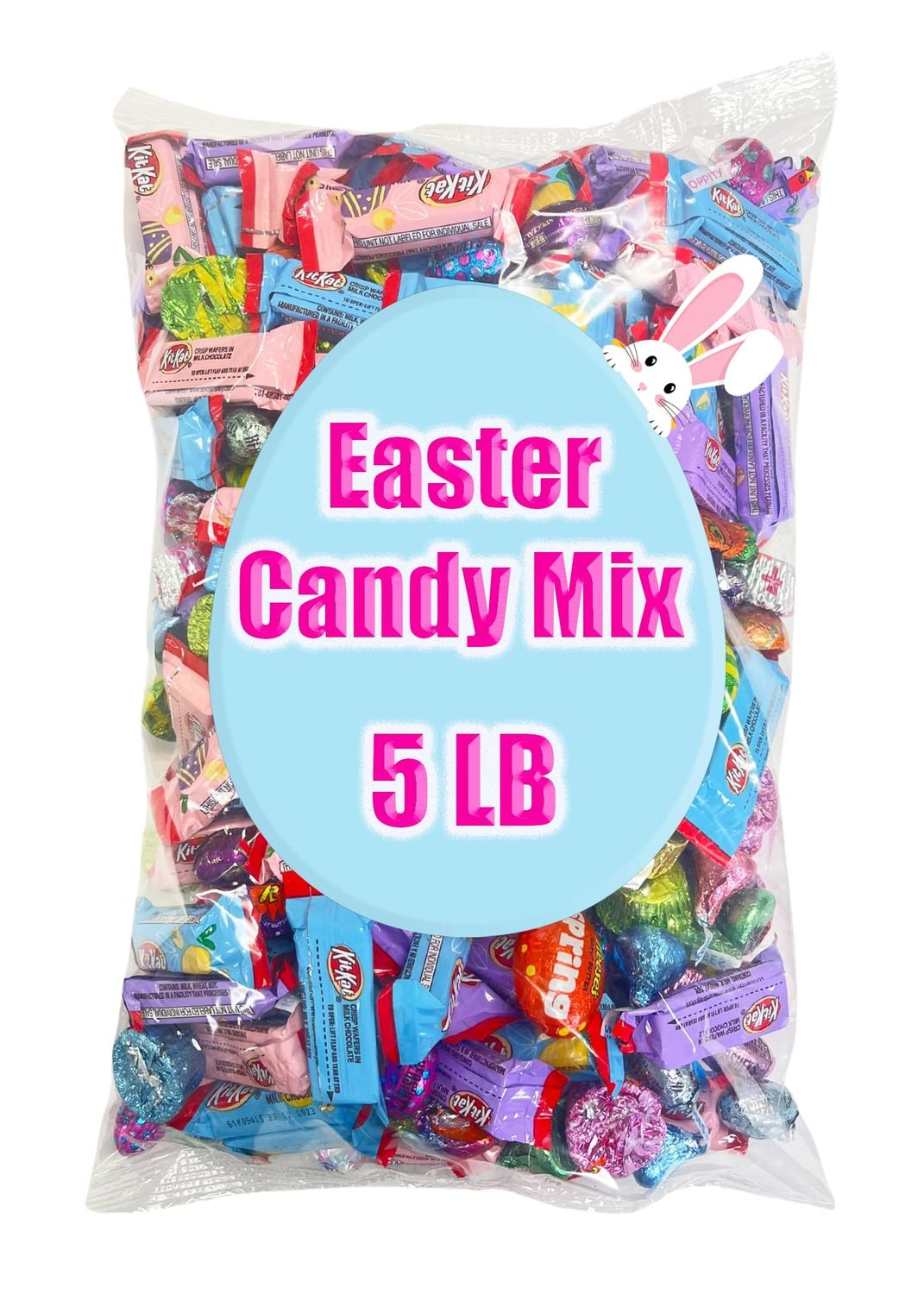 Easter Chocolate Candy Variety Pack - 5 Lb - Bulk Easter Candy - Easter Candy Bulk - Assorted Chocolate - Easter Basket Candy - Bulk Chocolate Easter Egg Candy Hunt - Candy Chocolate Easter Eggs Candy