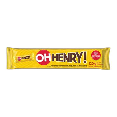 Oh Henry! Chocolate Bars - 8 x 15g (120g/4.5 oz.) mini snack bars {Imported from Canada}