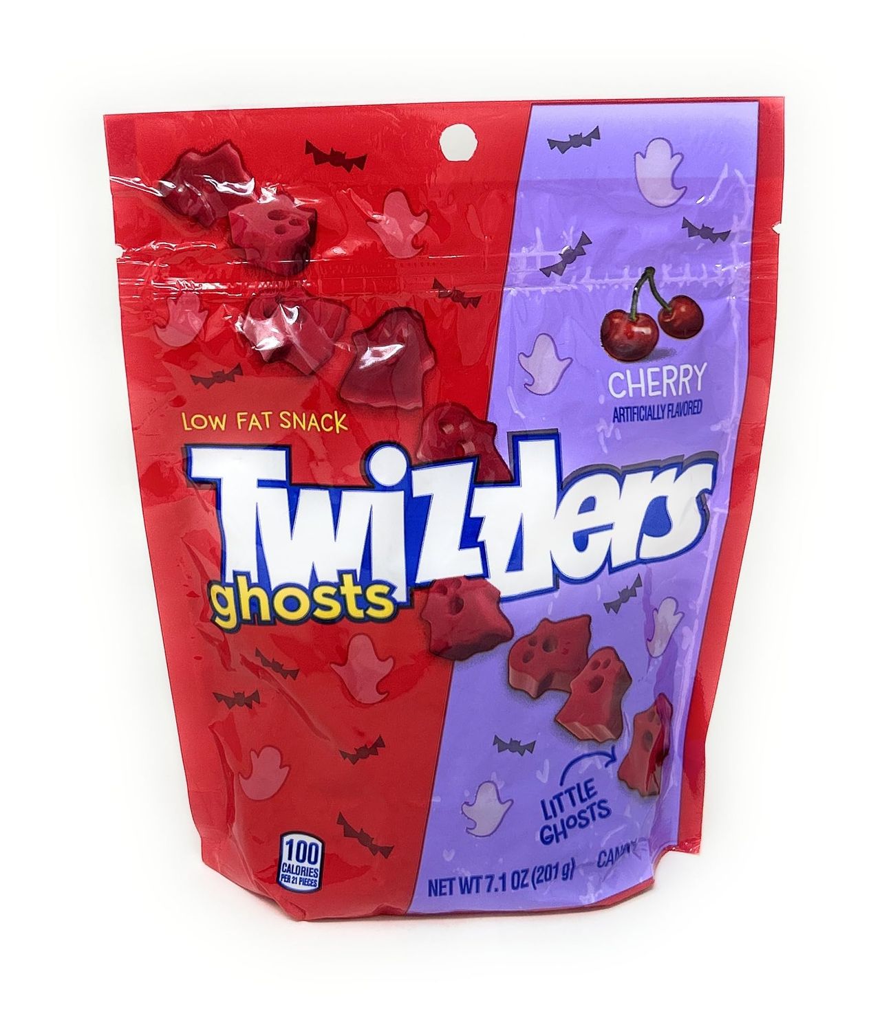 Twizzlers Cherry Flavored Ghosts Halloween Candy 7.1oz - 1 bag