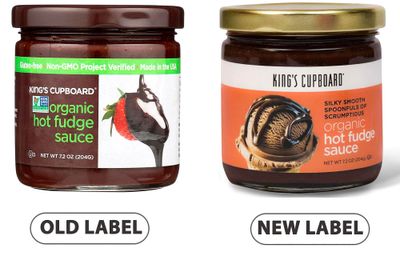 King's Cupboard Organic Hot Fudge Sauce - The Perfect Hot Chocolate Sauce for Topping Ice Cream &amp; Desserts, Coffee Drizzle, Baking, Fondue, Gluten-Free, Kosher, All Natural, 7.2 oz - Pack of 1