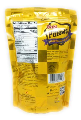 Oishi - Pillows, Choco-filled Crackers, 5.29oz (150g)