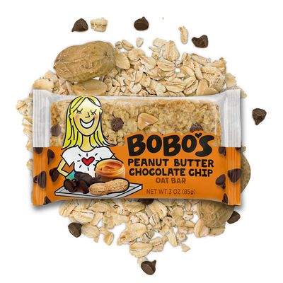 Bobo's Oat Bars, Gluten Free Bars, Chocolate Chip, Pack of 12 (Peanut Butter Chocolate Chip)