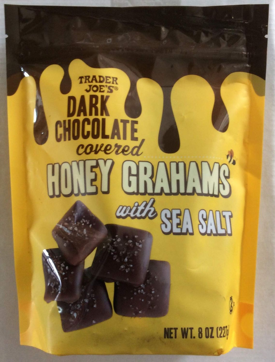 Trader Joe&#39;s Dark Chocolate covered Honey Grahams with Sea Salt