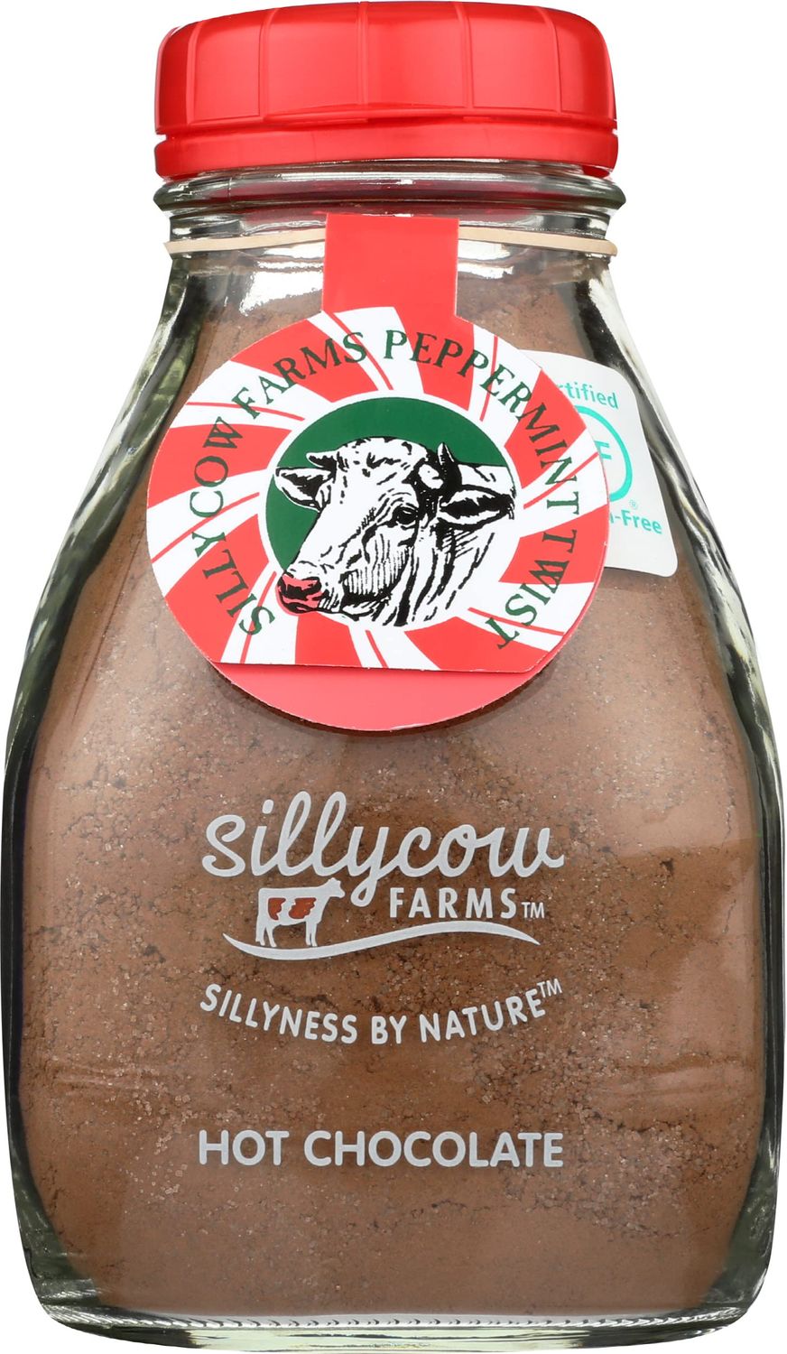 Sillycow Chocolate Peppermint Swirl Hot Cocoa, Gluten Free, Non GMO, 16.9 Ounce (Pack of 6)