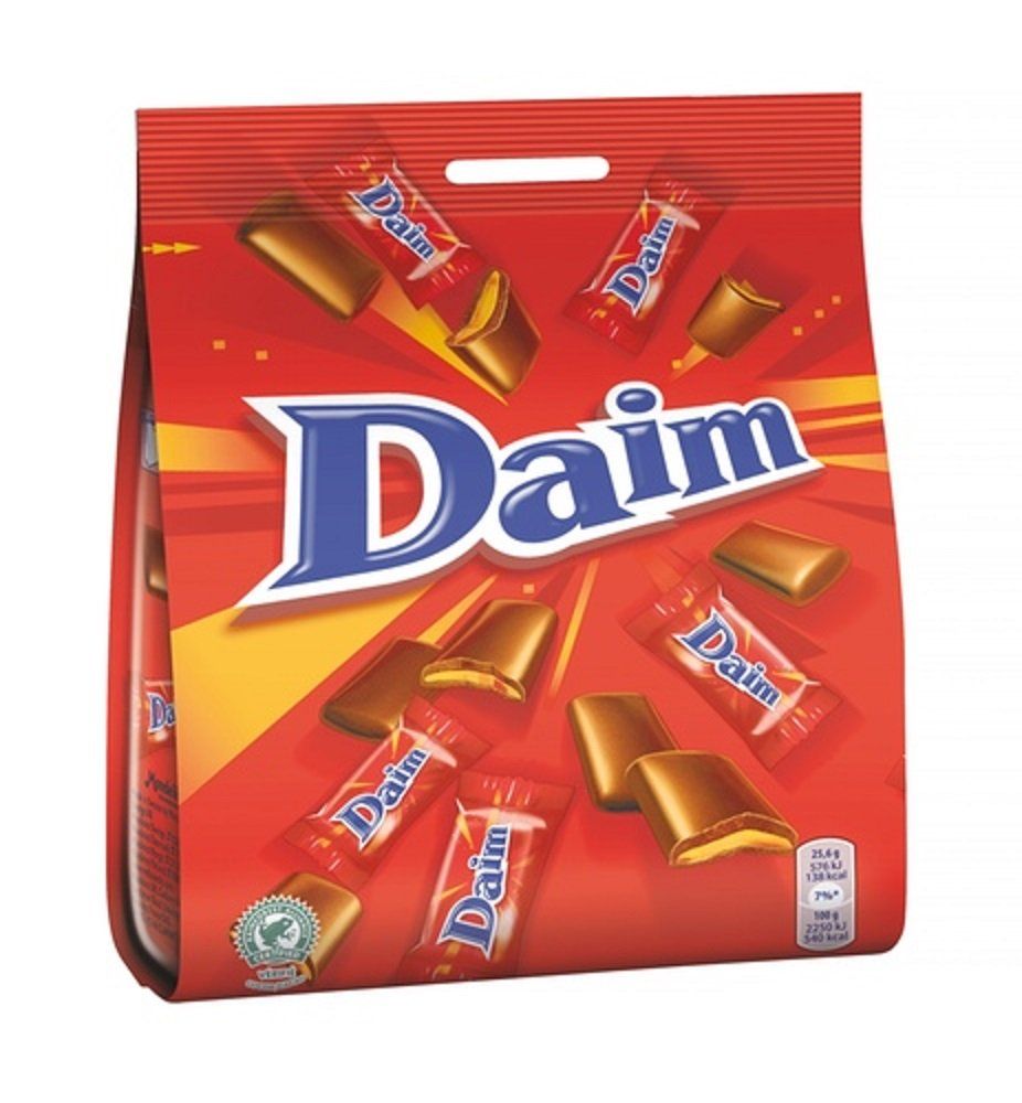 Marabou Daim Mini - Original - Swedish - Milk Chocolate - Candies - Chocolates - Pralines - Sweets - Bag 200g