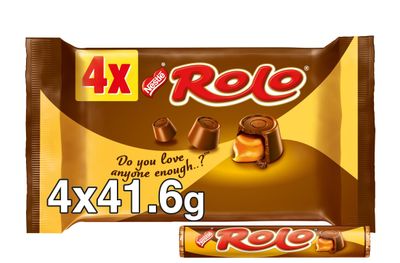 Original Rolo Chocolate Multipack Pack Imported From The UK England British ChocolateNestle Role, 166.4g