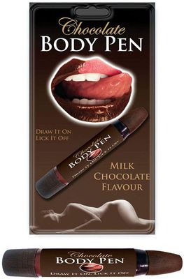 Chocolate Body Pen Lovers Gift - Draw It, Lick It! Edible Body Paint Love Couples Present