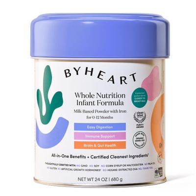 ByHeart Infant Formula Powder for Infants 0-12 Months, Made With Organic Whole Milk, Clean Label Project Certified, Closest-to-Breast Milk Baby Formula Patented Protein Blend, 24 Ounce (Pack of 1)