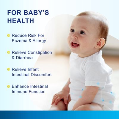 Life-Space 60 Grams, for 0-36 Month Baby, 7.5 Billion CFU  Multi Strain, Balance Microflora, Supports Digestive Health  Nutrient Absorption  Immunity, No Refrigeration Probiotic Powder for Baby