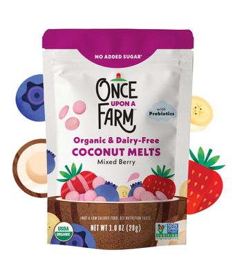 Once Upon a Farm Organic Coconut Melts, Mixed Berry, 8ct